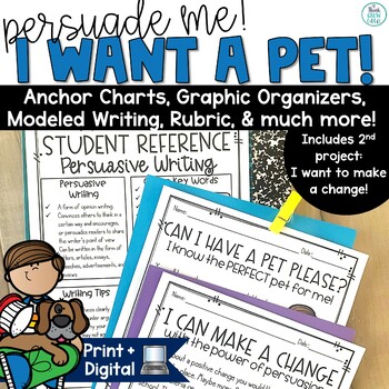 Preview of Persuasive Writing Prompts Rubric Samples Anchor Chart Graphic Organizers 