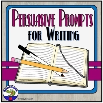 Preview of Persuasive Writing Prompts for Argument Essays with Checklist