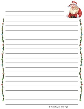 Persuasive Writing Santa Letter Set by Creative Art by Jodie Peyton