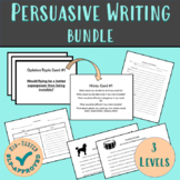 Persuasive Writing Scaffolded Lessons BUNDLE