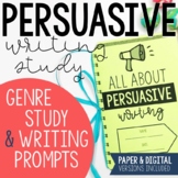 Persuasive Writing Study - Writing Lessons and Prompts - P