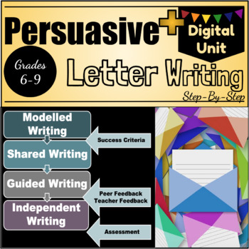Preview of Persuasive Letter Writing Unit + DIGITAL UNIT