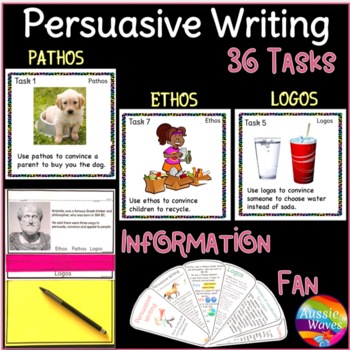 Preview of Persuasive Writing Tasks and Anchor Charts