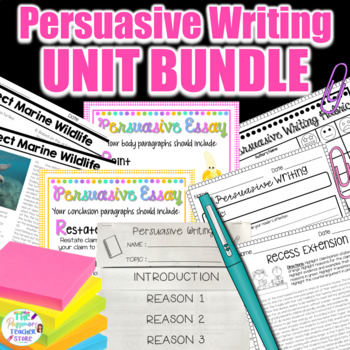 Preview of Persuasive Writing Unit BUNDLE l 15 Days