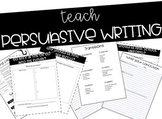 Persuasive Writing Unit - Completely editable