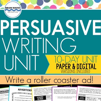 persuasive essay writing unit