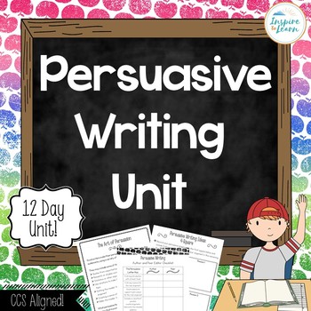 Preview of Persuasive Writing Distance Learning-Printable and Digital Versions