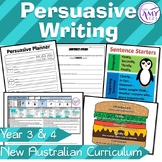 Persuasive Writing Unit- Year 3 & 4- Excellent NAPLAN Prep!