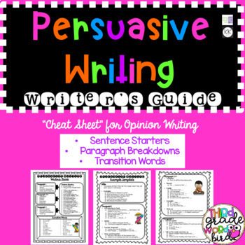 Preview of Opinion Writing: A Student's Writing Guide