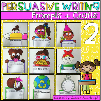 Preview of Persuasive Writing Prompts and Craft 2