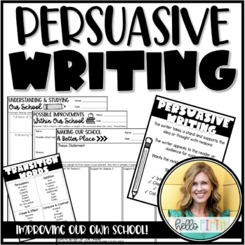 Preview of Persuasive Writing for Upper Elementary