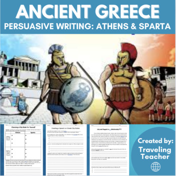 Persuasive Writing of Greek City-States - Athens and Sparta | TpT