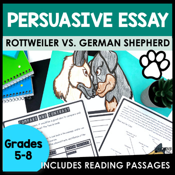 Preview of Argumentative Essay Writing for Middle School - Opinion and Persuasive