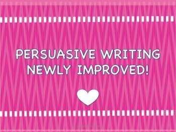 Preview of Persuasive Writing