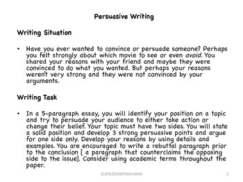 Persuasive Writing by DEARTEACH | TPT