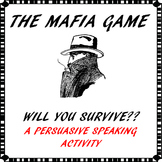 Persuasive speaking activity/game - The Mafia Game