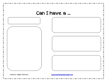 Preview of Persuasive writing sheet- Kindergarten or First