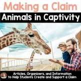 Animal Captivity Persuasive & Opinion Writing with Templat