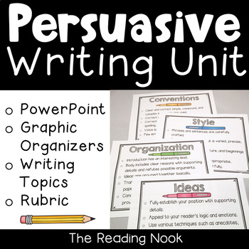 Preview of Persuasive Writing