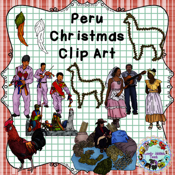 Preview of Peru Christmas Clip Art