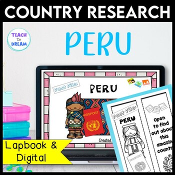 Preview of Peru Country Research Project | Country Study Report Interactive Notebook