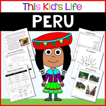 Preview of Peru Country Study: Reading & Writing + Google Slides/PPT Distance Learning
