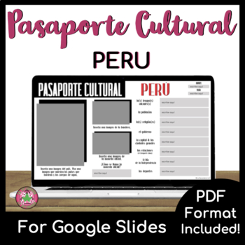 Preview of Peru Country Study and Research | Pasaporte Cultural | PRINT + DIGITAL