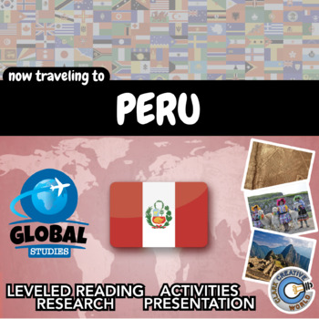 Preview of Peru - Global Studies - Leveled Reading, Activities, Slides & Digital INB