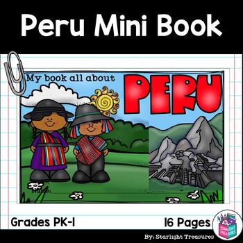 Preview of Peru Mini Book for Early Readers - A Country Study