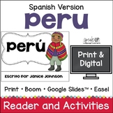 Perú Spanish Peru Country Study Reader & Activities Print 