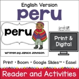 Peru Country Study Reader & Activities Print & Digital wit