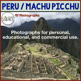Peru and Machu Picchu Photographs
