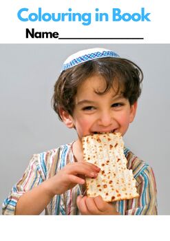 Preview of Pesach (Passover) - Judaism COLOURING (UK spell) pages for Jewish Children (18)