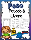 Peso - Pesado y Liviano / Weight- Heavy and Light in Spani