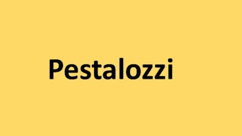 Preview of Pestalozzi