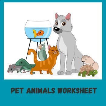 Preview of Pet Animals Worksheet