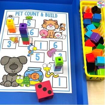 Pets Math And Literacy Centers For Preschool Pre K And Kindergarten