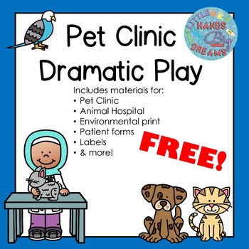 Preview of Pet Clinic Dramatic Play