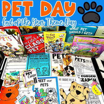 Preview of Pet Day End of the Year Theme Day Activities Countdown to Summer