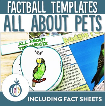 Preview of Pet Factballs and Fact Sheets