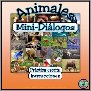 Preview of Pet & Farm Animal Mini-Dialogues PDF Activities