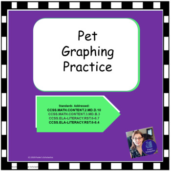 Preview of Pet Graphing Practice Activity