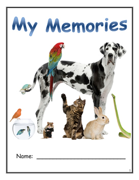 Preview of Pet Grief Student Memory Workbook