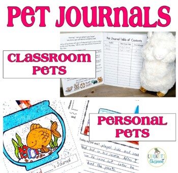 Preview of Pet Journal, for School or Home, Editable PowerPoint and Google Slides