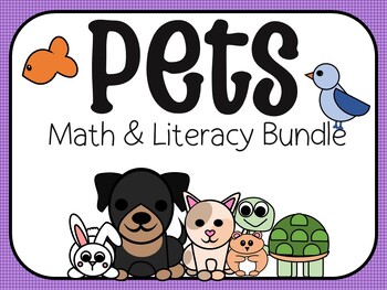 Preview of Pet Math and Literacy