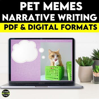 Preview of Pet Memes Narrative Writing Assignment
