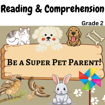 Preview of Pet Pals & Planet Protectors: Reading Passage & Activity (Grade 2)