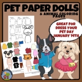 Pet Paper Dolls - Dress up your Pet Day