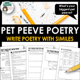 Poetry Writing and Analysis - Practice with similes and fi
