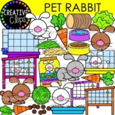 Pet Rabbit Clipart: Pet Bunny Clipart